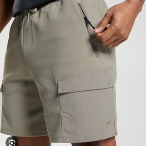 Gymshark mens khaki beige shorts small